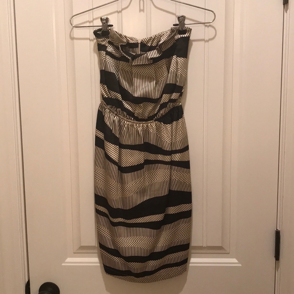 Size S strapless cocktail dress